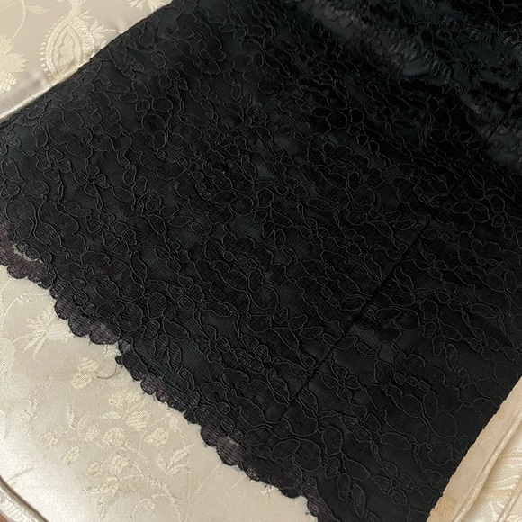 Off Shoulder black lace dress. - Picture 8 of 9